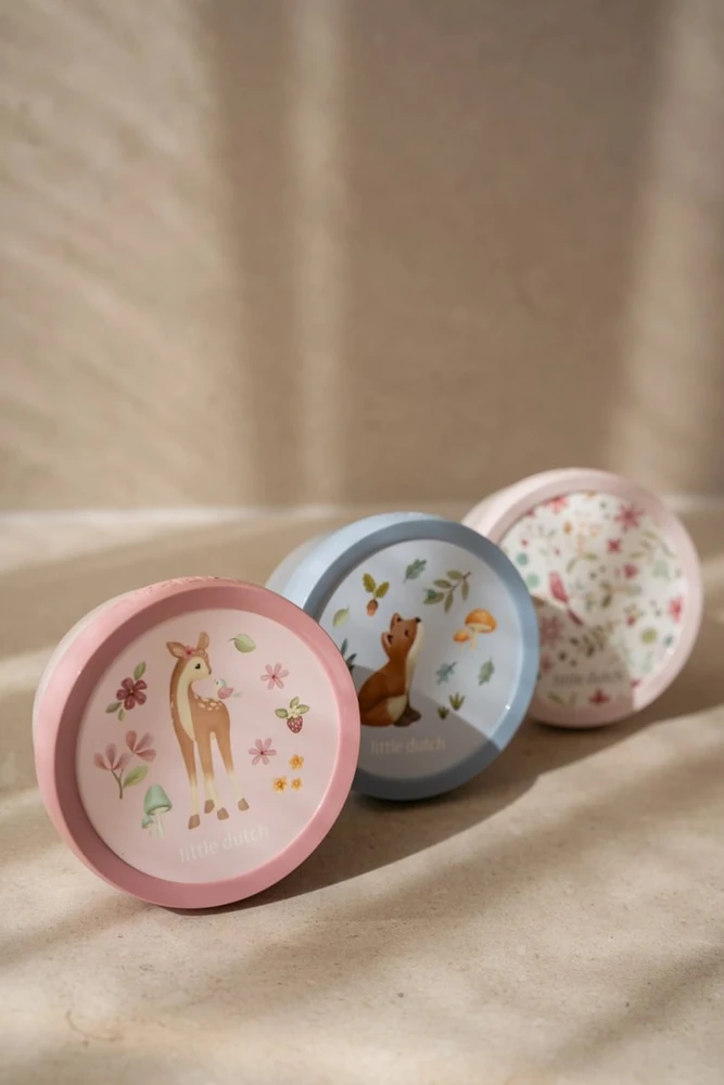 Little Dutch vaisių dėžutė su šakute, rožinė, fėjų stebuklai