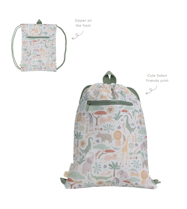 Little Dutch Gym Bag ´Safari Friends´