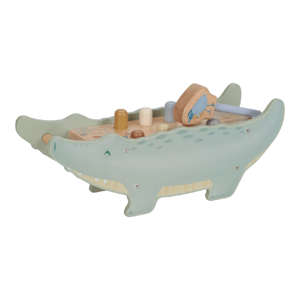 Little Dutch Hammer Bench Crocodile ´Safari Friends´ FSC wood