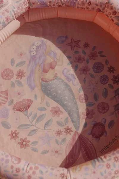 Pripučiamas baseinas „Little Dutch“ su undinėlės uodega „Dreamy Mermaid“ 80 cm