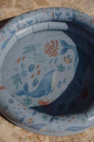 Pripučiamas baseinas „Little Dutch“ su banginio uodega „Ocean World“ 80 cm