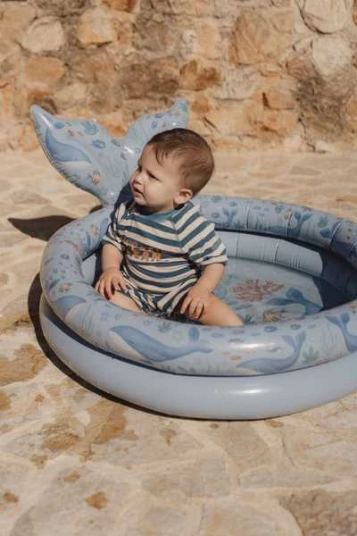 Pripučiamas baseinas „Little Dutch“ su banginio uodega „Ocean World“ 80 cm