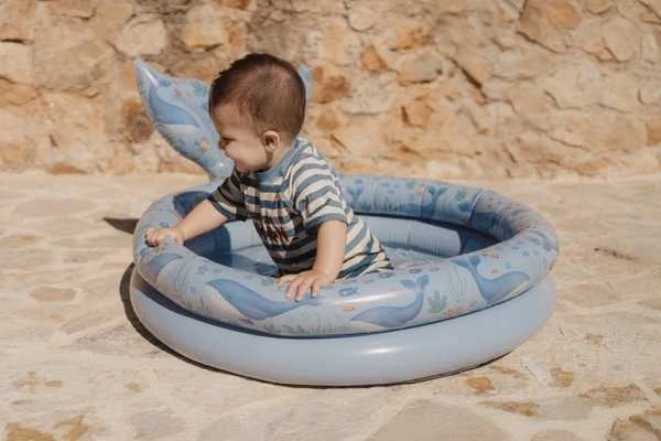 Pripučiamas baseinas „Little Dutch“ su banginio uodega „Ocean World“ 80 cm