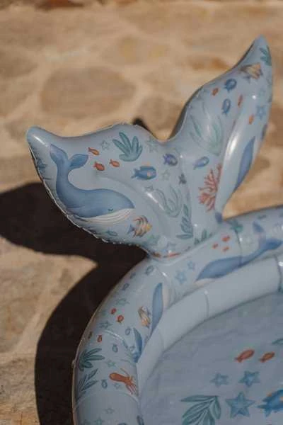 Pripučiamas baseinas „Little Dutch“ su banginio uodega „Ocean World“ 80 cm