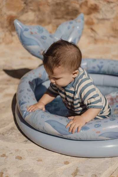 Pripučiamas baseinas „Little Dutch“ su banginio uodega „Ocean World“ 80 cm