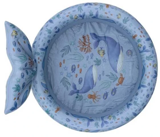 Pripučiamas baseinas „Little Dutch“ su banginio uodega „Ocean World“ 80 cm