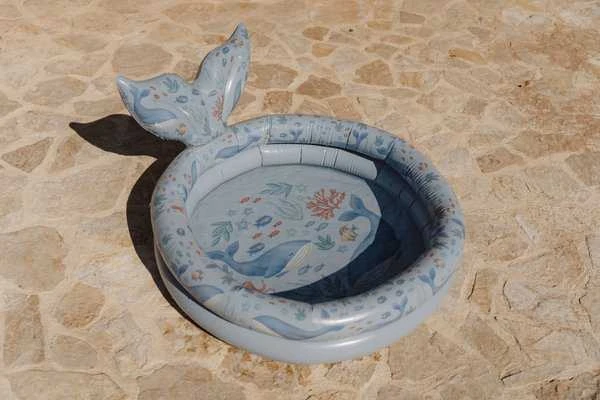 Pripučiamas baseinas „Little Dutch“ su banginio uodega „Ocean World“ 80 cm