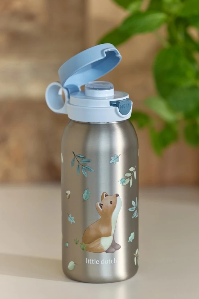 Rosti Mepal Friends Little Dutch termo buteliukas su atlenkiamu dangteliu „Miško draugai“, 500 ml