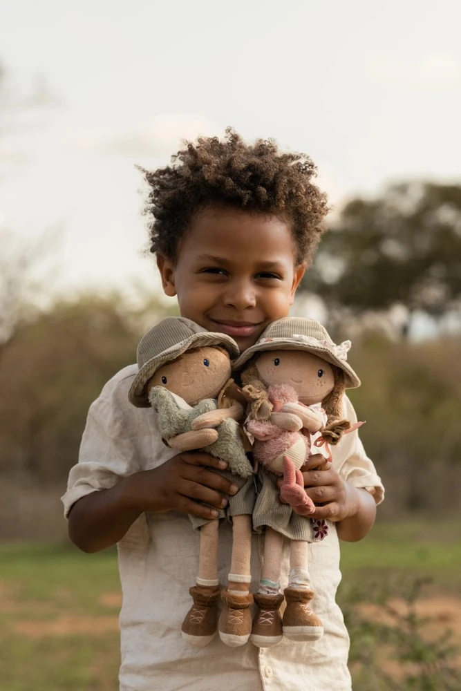 Little Dutch Cuddle Doll Ranger Rosa 35 cm ´Safari Friends´ GRS