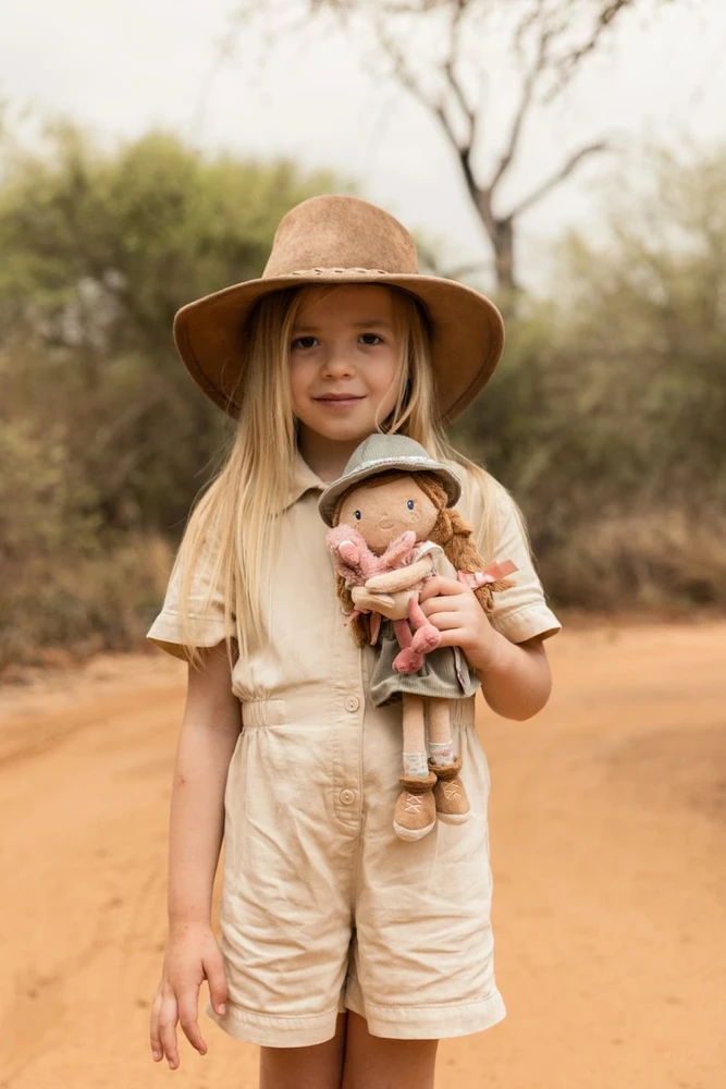 Little Dutch Cuddle Doll Ranger Rosa 35 cm ´Safari Friends´ GRS