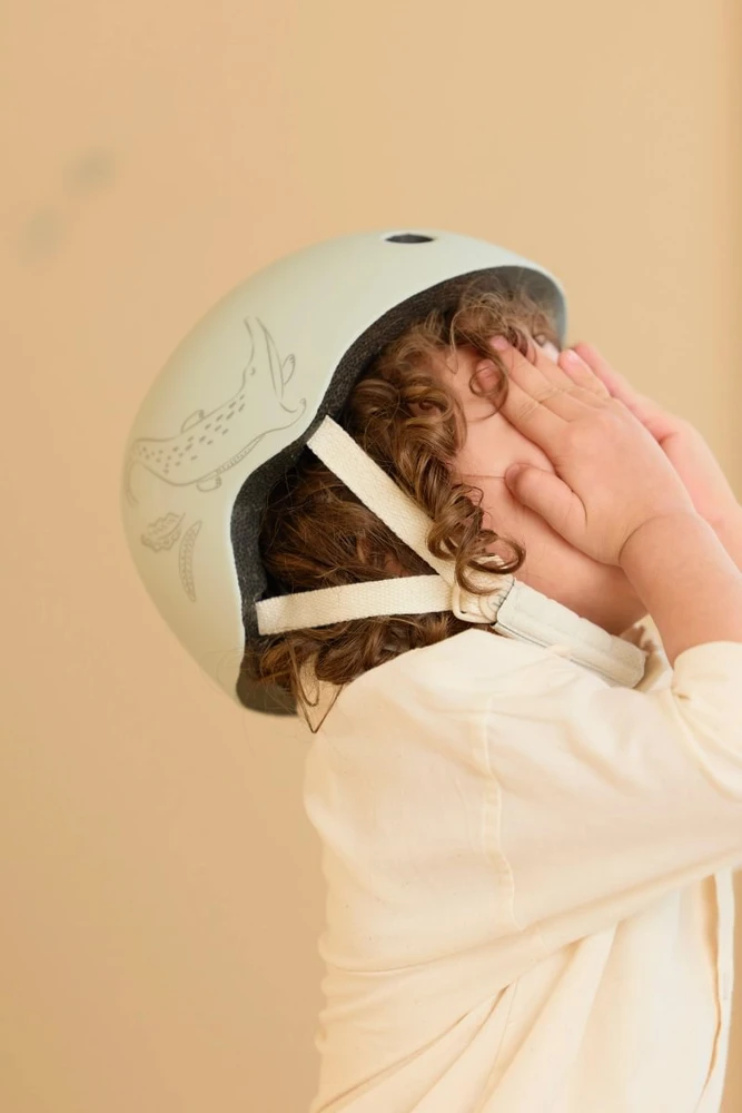 Little Dutch Kids Helmet ´Safari Dreams Žalias´
