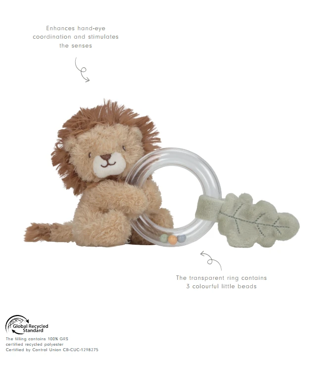 Little Dutch Ring Rattle Lion ´Safari Friends´ GRS