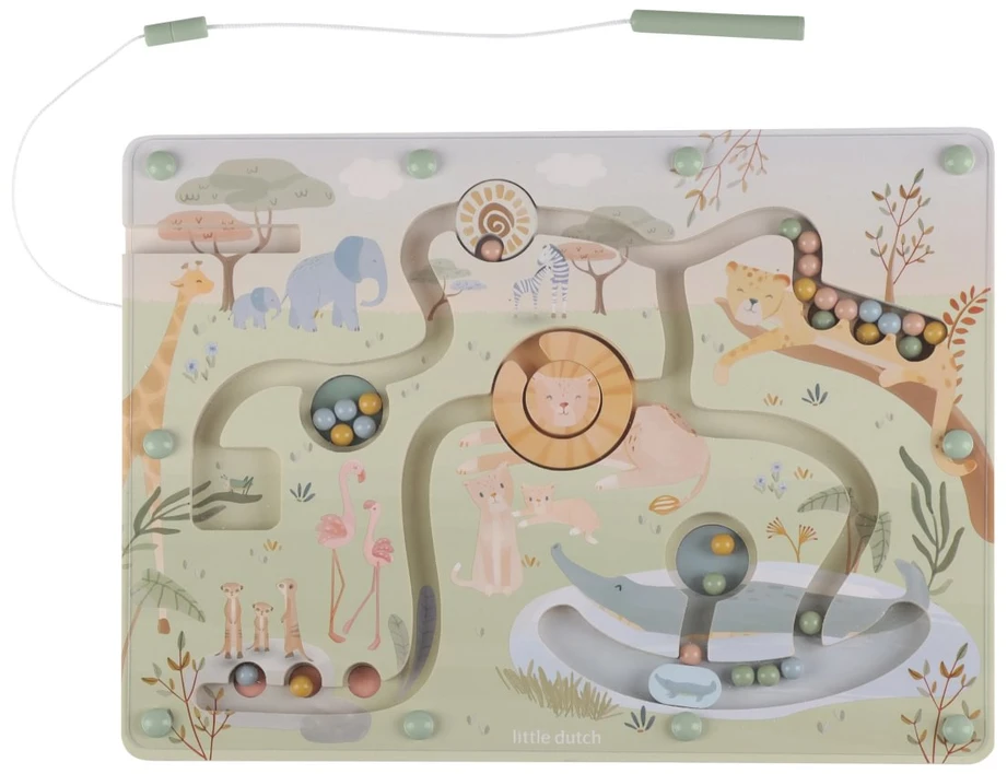 Little Dutch Magnetic Maze ´Safari Friends´ FSC