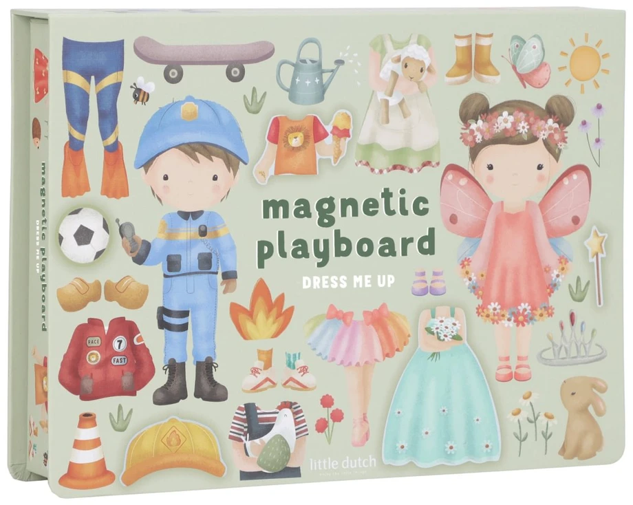 Little Dutch Magnetic Play Board ´Dress ­Up Jim &amp; Rosa´ FSC