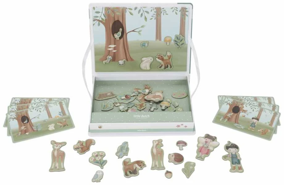 Dėlionė Little Dutch Magnetinė žaidimų lenta 'Forest Friends'
