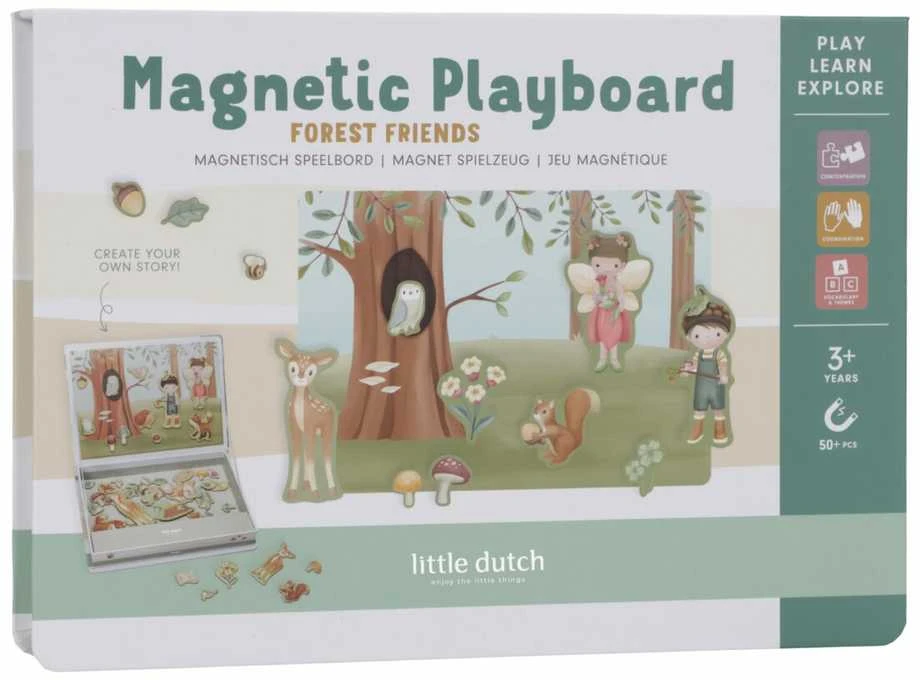 Dėlionė Little Dutch Magnetinė žaidimų lenta 'Forest Friends'