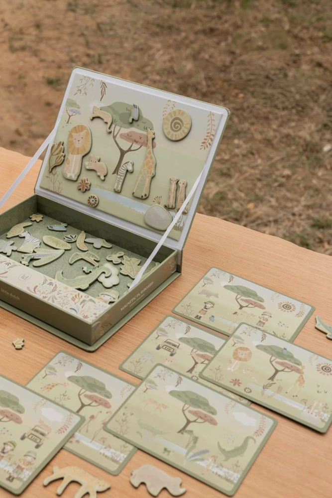 Little Dutch Magnetic Play Board ´Safari Friends´ FSC