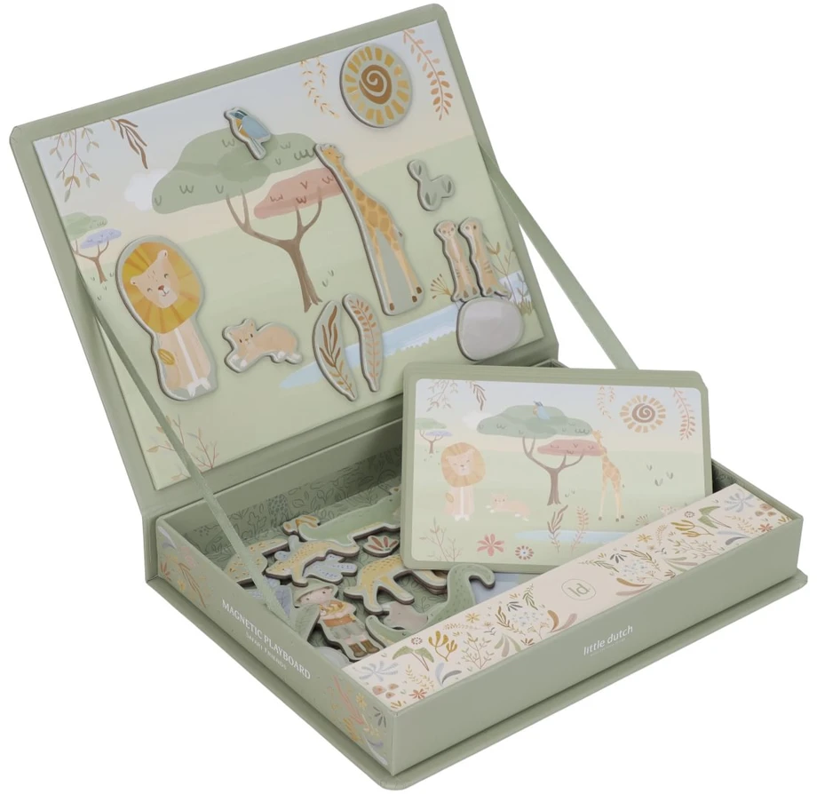 Little Dutch Magnetic Play Board ´Safari Friends´ FSC