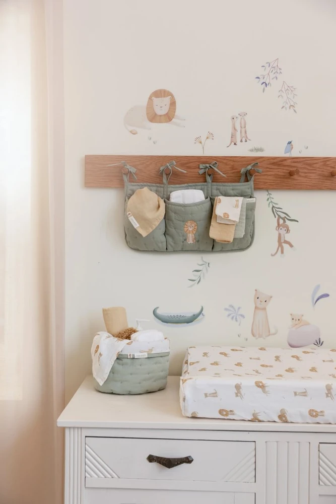 Little Dutch Mouth Wipes muslin set `Safari Leo´