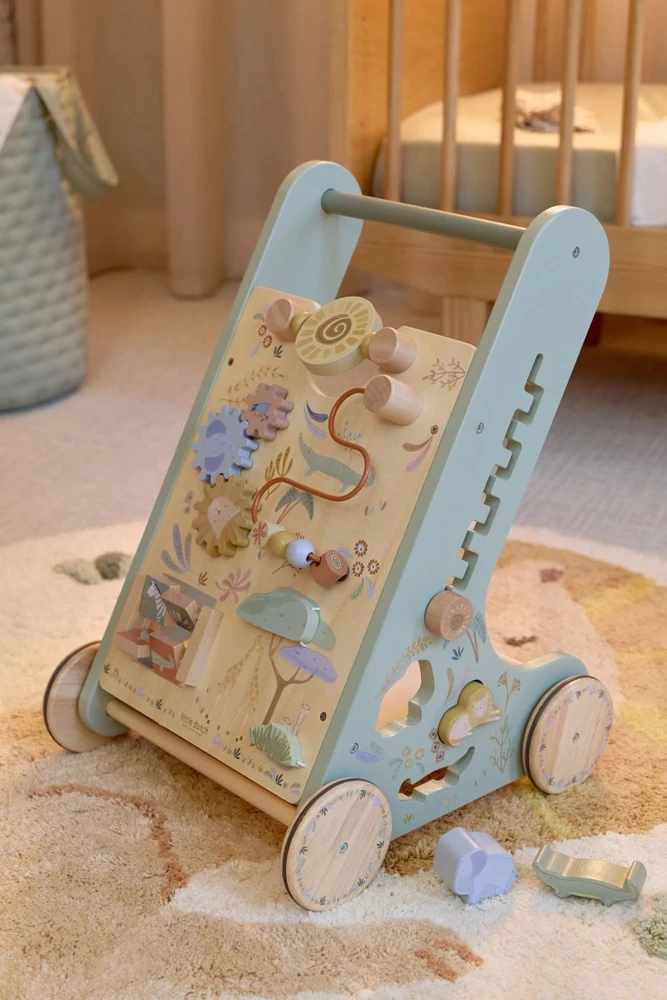 Little Dutch Multi-activity Baby Walker ´Safari Friends´ FSC wood