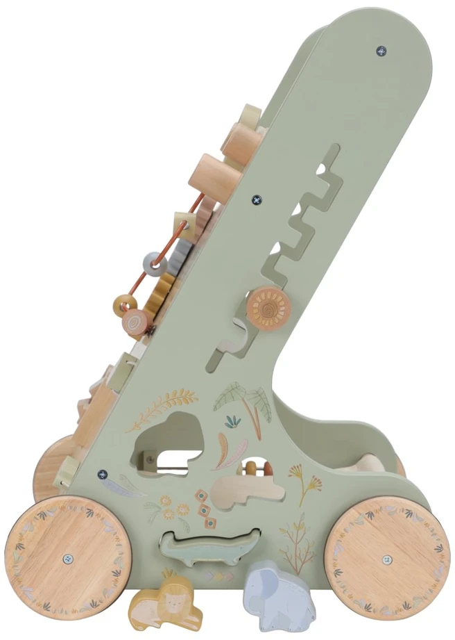 Little Dutch Multi-activity Baby Walker ´Safari Friends´ FSC wood