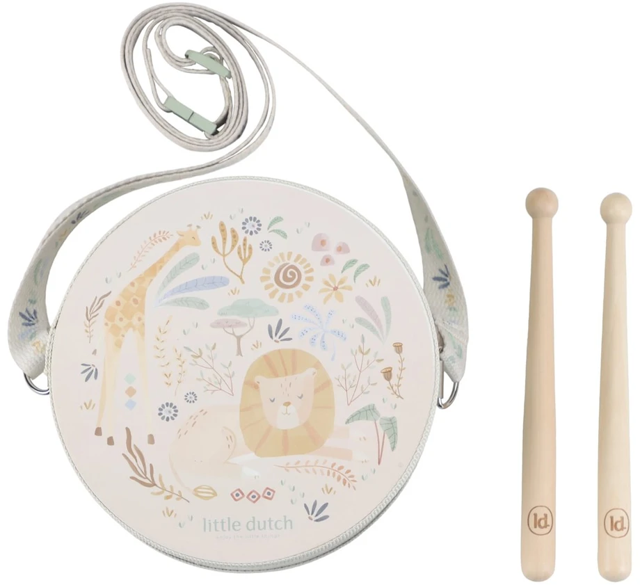 Little Dutch Music Drum Set ´Safari Friends´ FSC