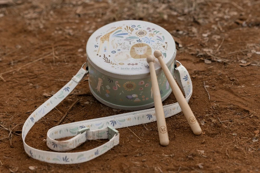 Little Dutch Music Drum Set ´Safari Friends´ FSC