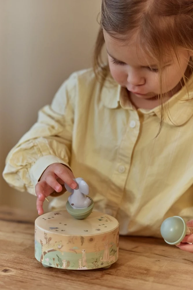 Little Dutch Wooden Music Box ´Safari Friends´ FSC