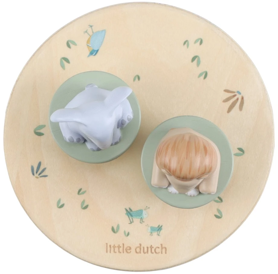 Little Dutch Wooden Music Box ´Safari Friends´ FSC