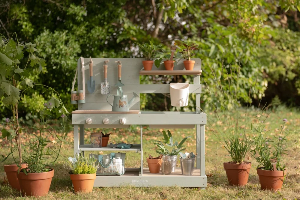 Little Dutch Outdoor Kitchen `Žalias` FSC wood