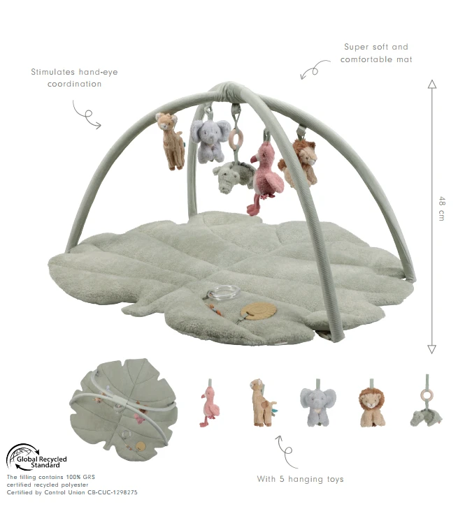 Little Dutch Play mat with arch ´Safari Friends´ GRS