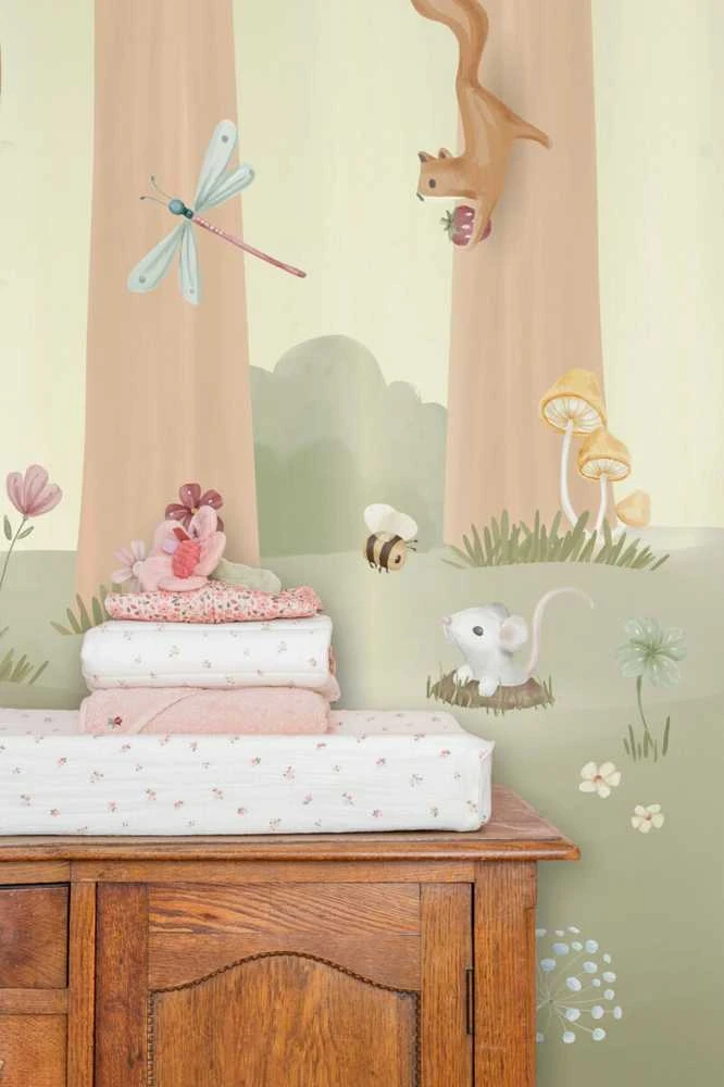 Little Dutch Photo Wallpaper fleece ´Fairy Garden´ 300x280 cm