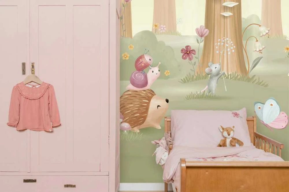 Little Dutch Photo Wallpaper fleece ´Fairy Garden´ 300x280 cm