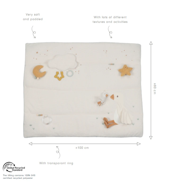 Little Dutch Žaidimų kilimėlis ´Newborn Naturals´ 80×100cm
