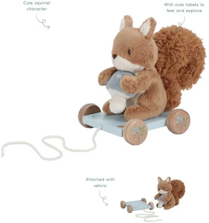 Little Dutch Traukiama voverytė 'Forest Friends'