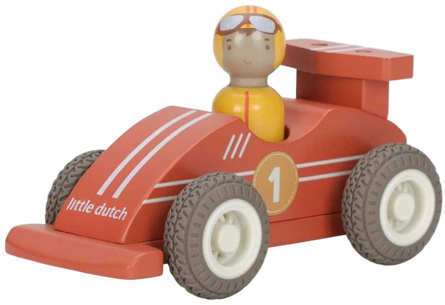 Mediniai lenktyniniai automobiliai Little Dutch 2vnt