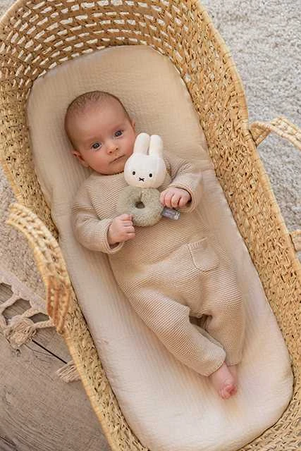 Little Dutch Barškutis triušiukas ´Miffy Fluffy Žalias´