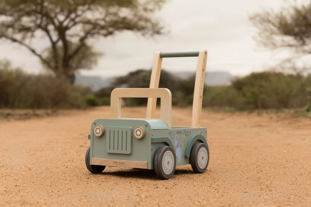 Little Dutch Safari Push Car ´Safari Friends´ FSC wood