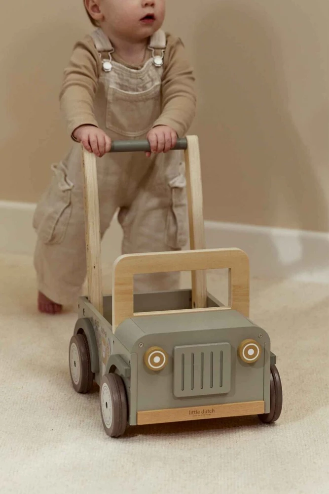 Little Dutch Safari Push Car ´Safari Friends´ FSC wood