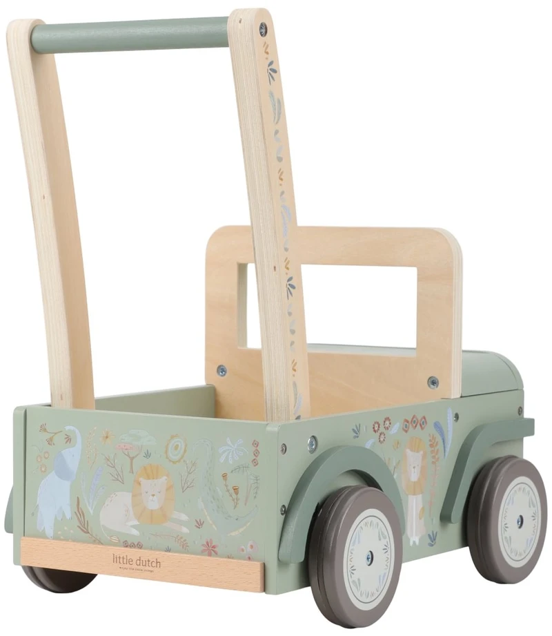 Little Dutch Safari Push Car ´Safari Friends´ FSC wood