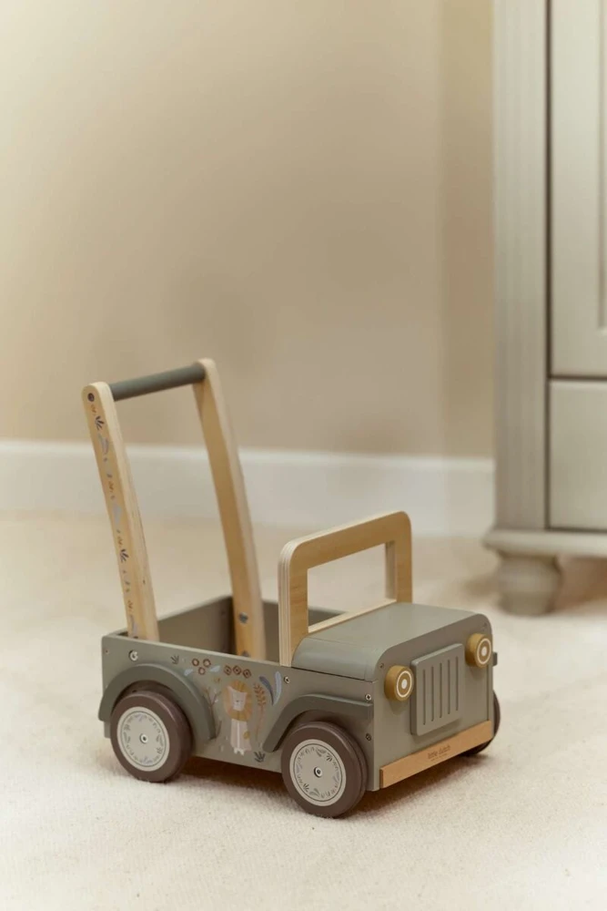 Little Dutch Safari Push Car ´Safari Friends´ FSC wood