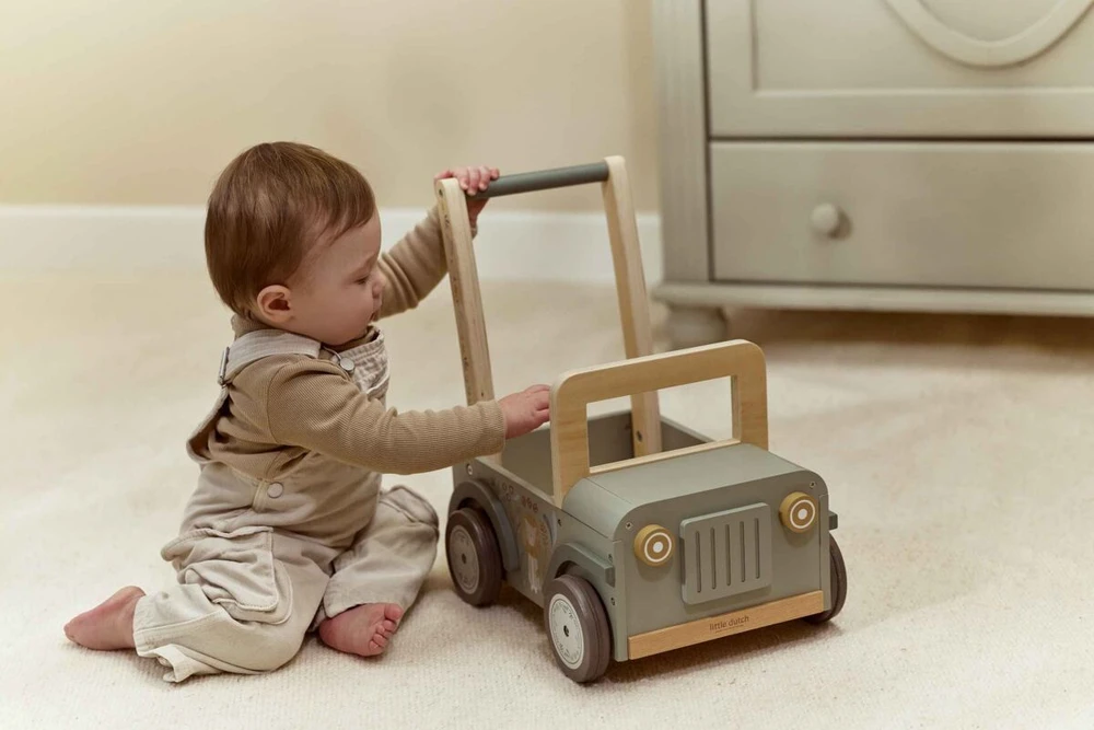 Little Dutch Safari Push Car ´Safari Friends´ FSC wood