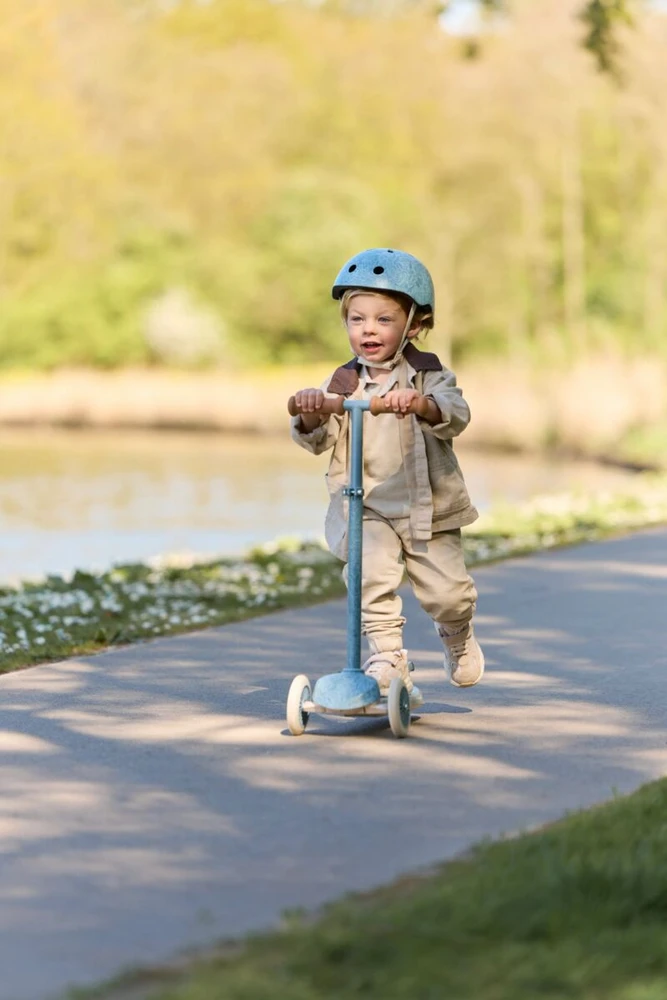Mėlynas Little Dutch triratis paspirtukas „Safari Dreams Mėlyna“