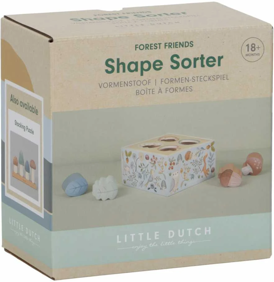 Little Dutch Medinė formelių rūšiuoklė Miško draugai
