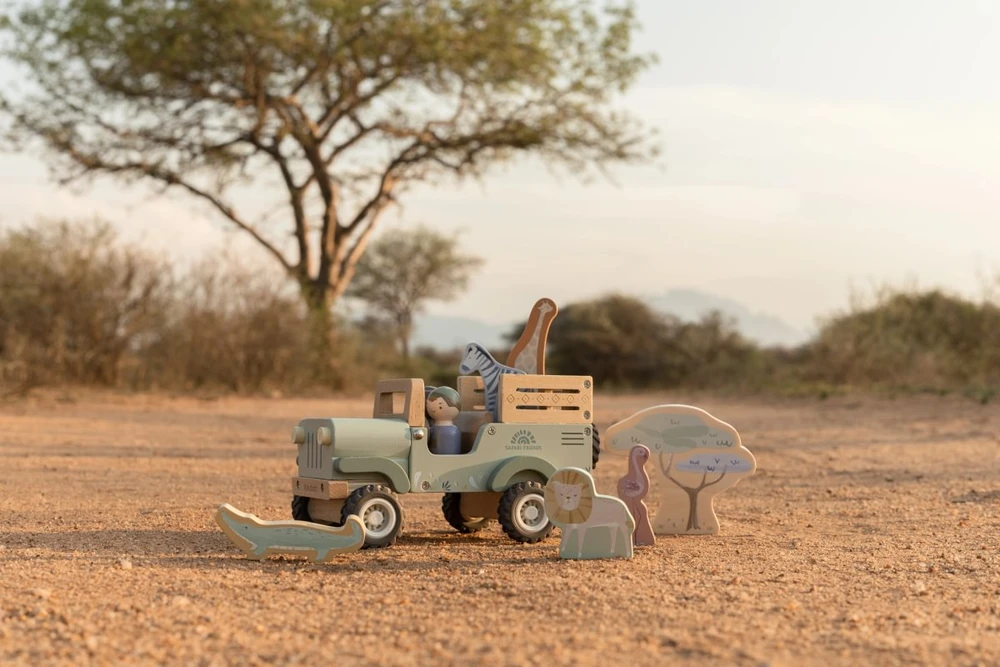 Little Dutch Shape Sorter Safari Car ´Safari Friends´ FSC