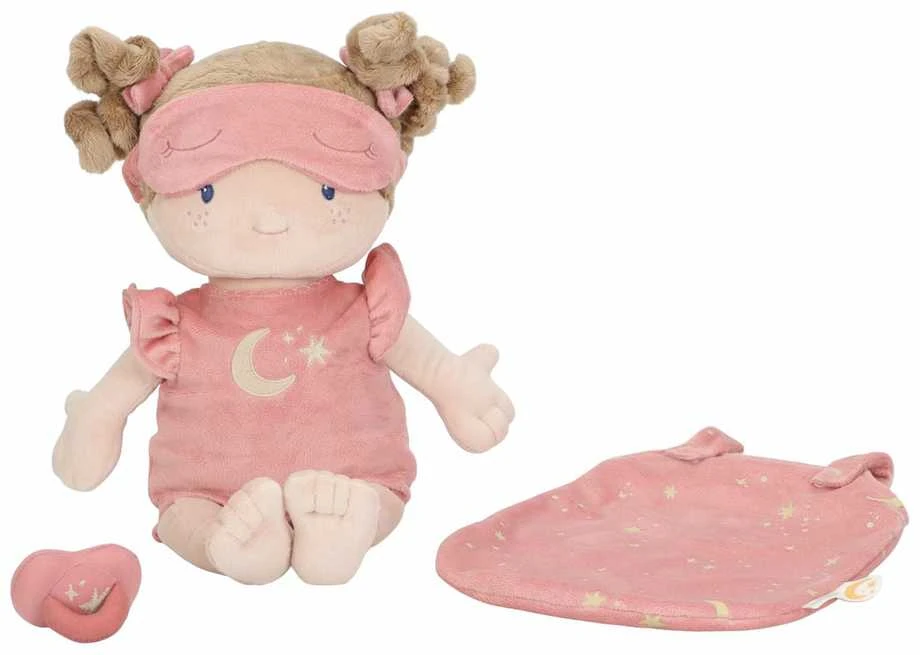 Little Dutch Mieganti pliušinė lėlė Rosa 40cm