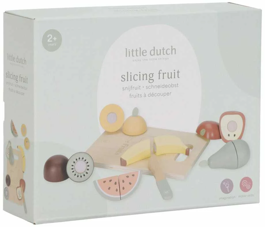 Little Dutch Medinis vaisių pjaustymo rinkinys