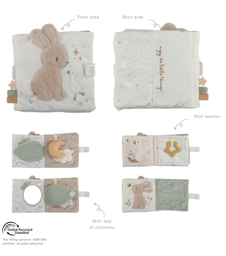 Little Dutch Minkšta žaidimų knyga ‘Newborn Naturals’