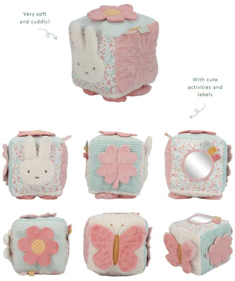 Little Dutch Minkštas veiklos kubas ´Lucky Blossom´