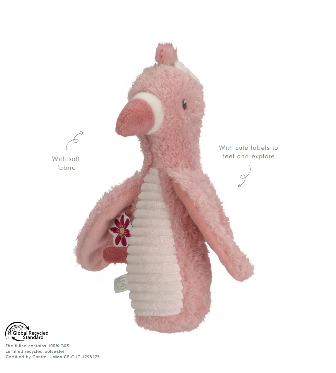 Little Dutch Squeeze Rattle Flamingo ´Safari Friends´ GRS